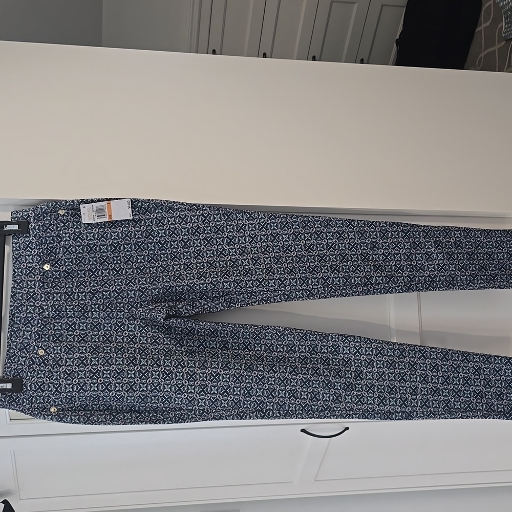 Michael Kors Tile Print Leggings Small NWT